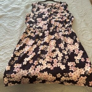 Women’s XL Loft Floral Navy Dress